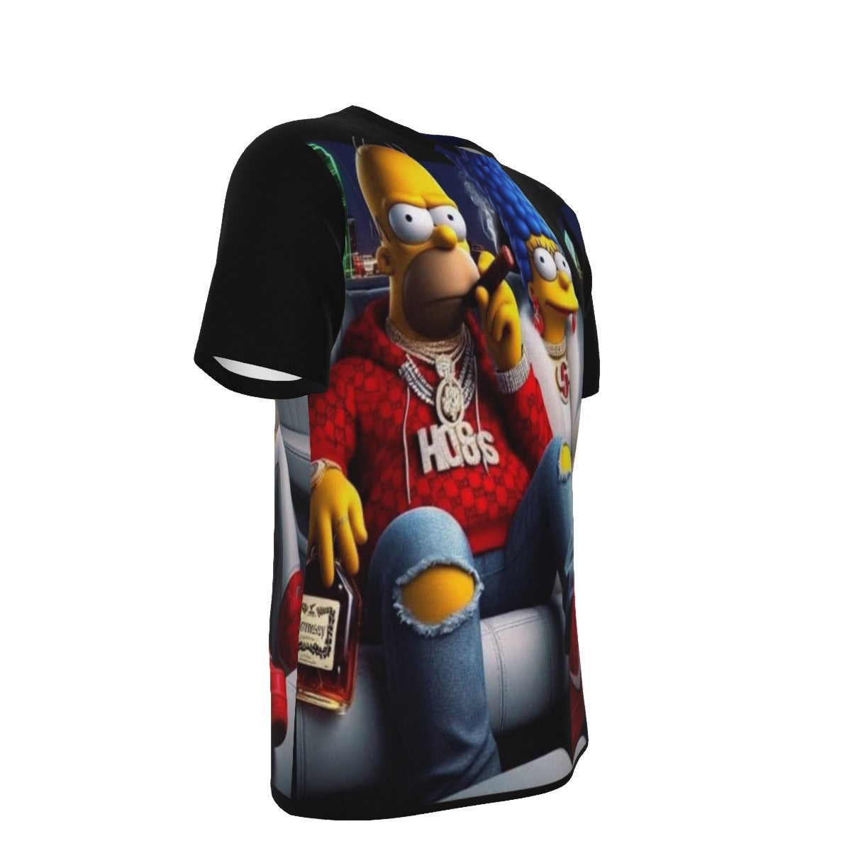 Gangsta Simpsons O-Neck T-Shirt