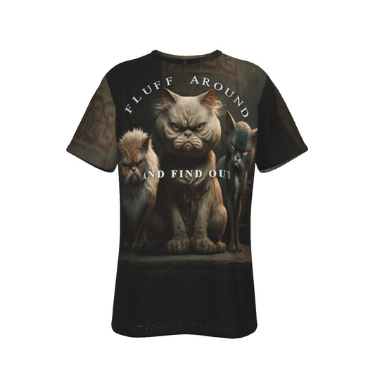 Fluff Around and Find Out Kitten Cat O-Neck T-Shirt