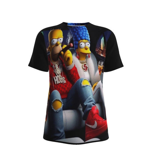 Gangsta Simpsons O-Neck T-Shirt