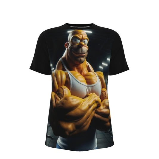 Gym Bro Homer The Simpsons O-Neck T-Shirt