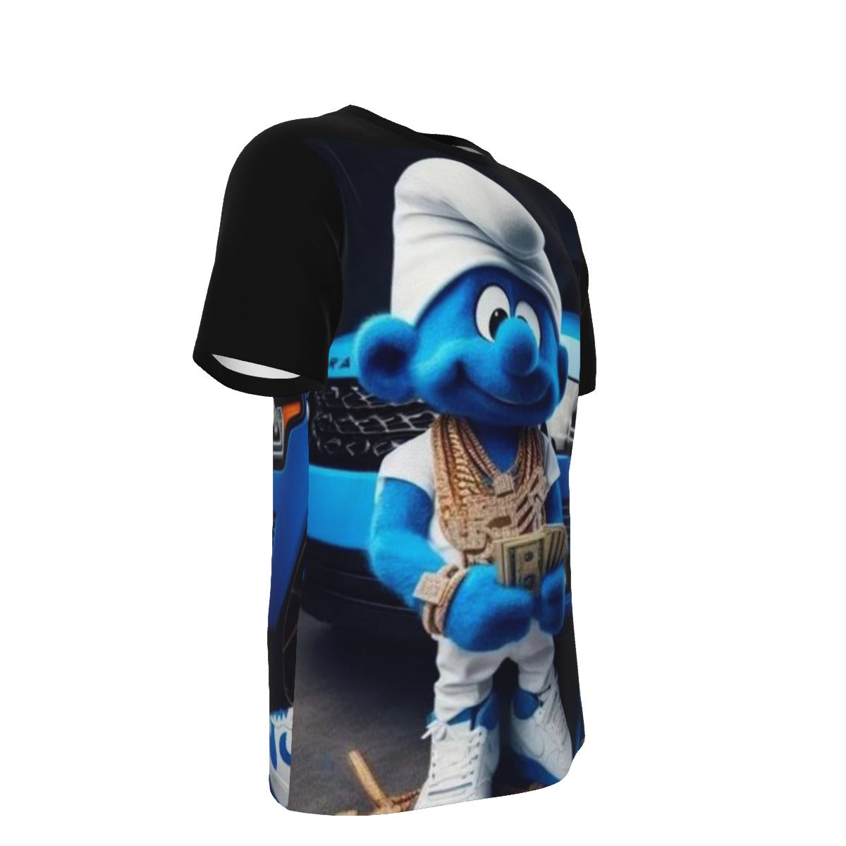 Gangsta Smurf  O-Neck T-Shirt