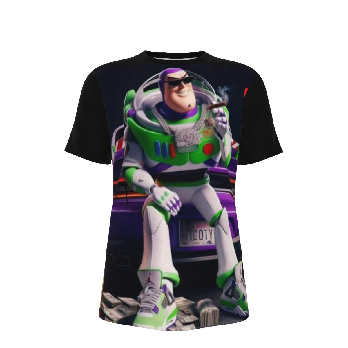 Gangsta Buzz Lightyear Toy Story O-Neck T-Shirt