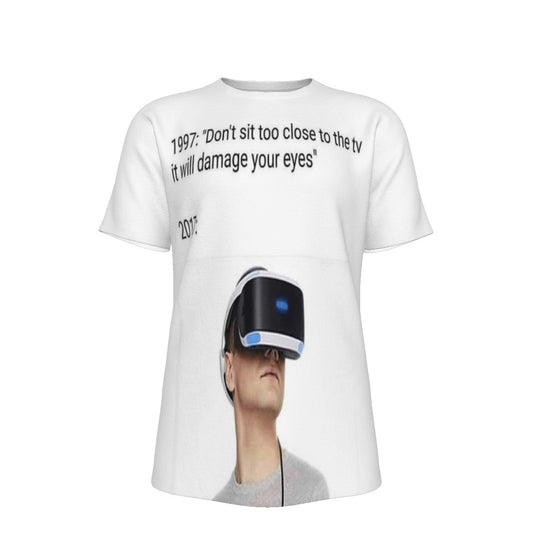 Don't Sit To Close To the TV Meme O-Neck T-Shirt