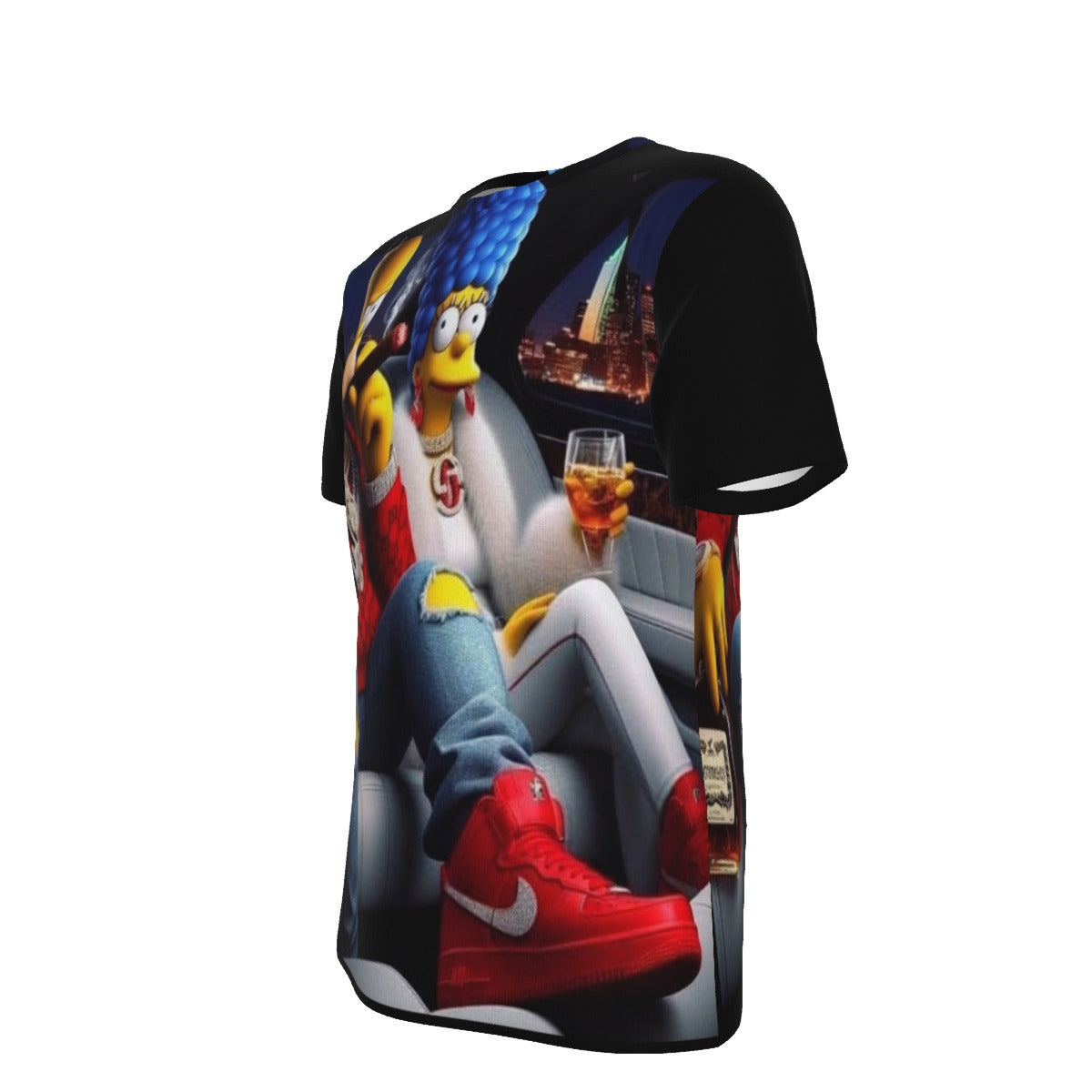 Gangsta Simpsons O-Neck T-Shirt