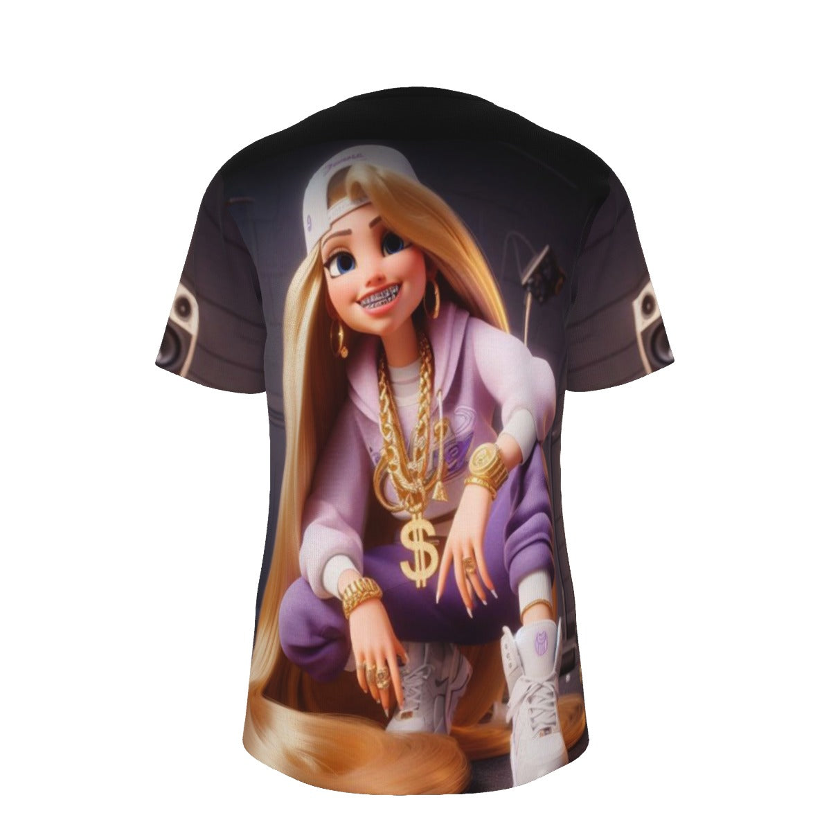 Gangsta Elsa Frozen O-Neck T-Shirt