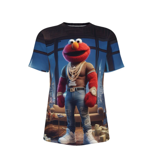 Gangsta Elmo Sesame Street O-Neck T-Shirt