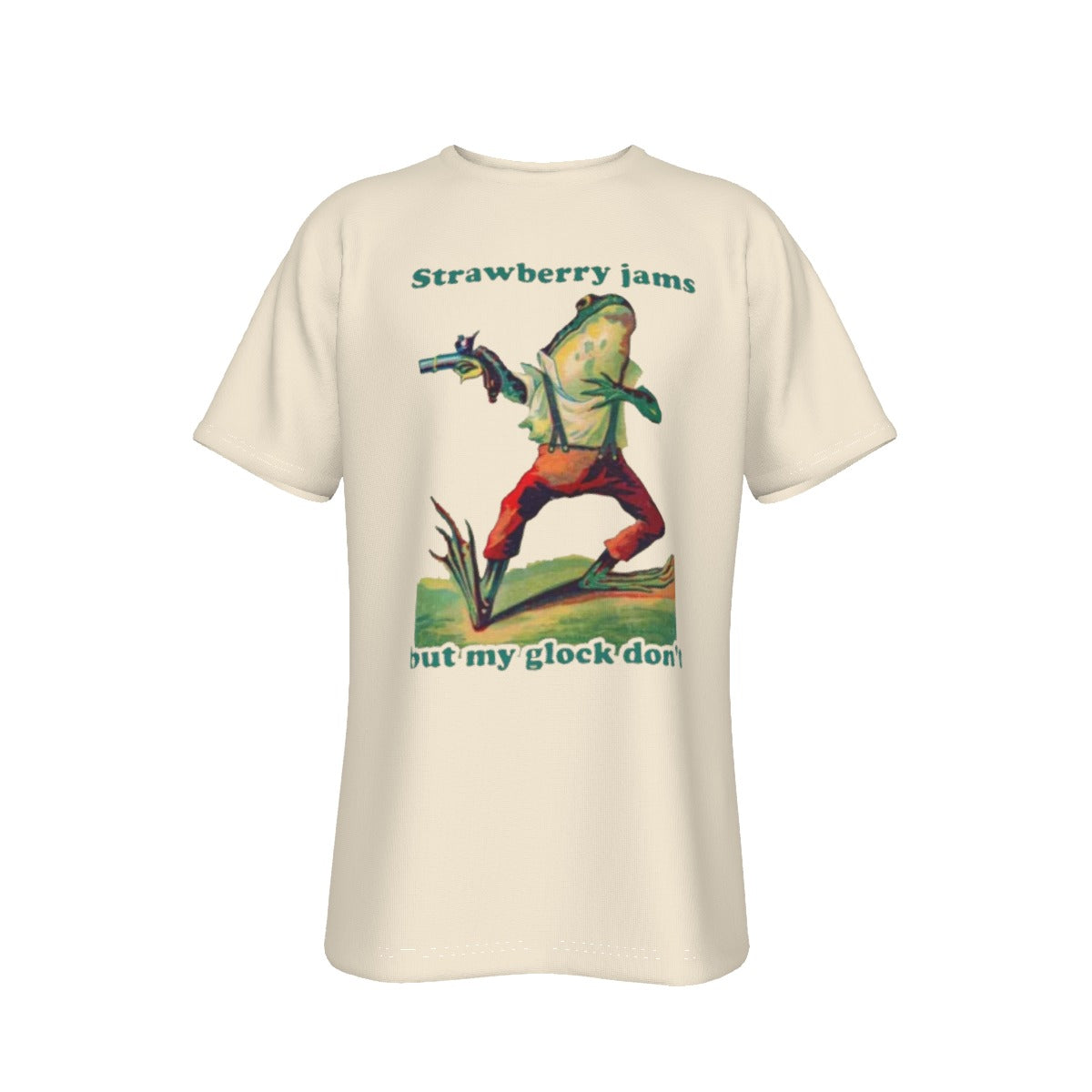 Strawberry Jams but my Glock Don't Frog O-Neck T-Shirt