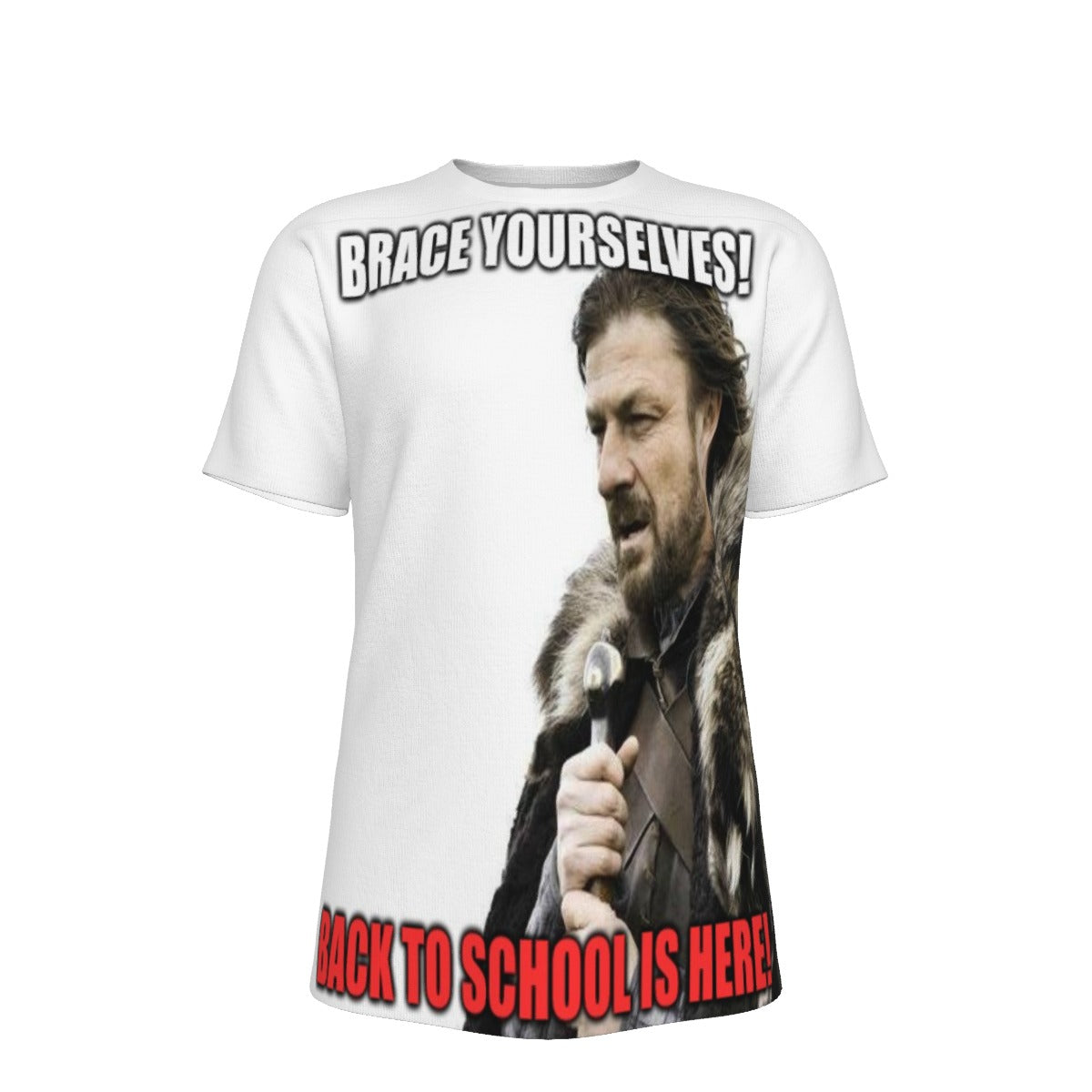 Brace Yourselves Back To School Is Here O-Neck T-Shirt