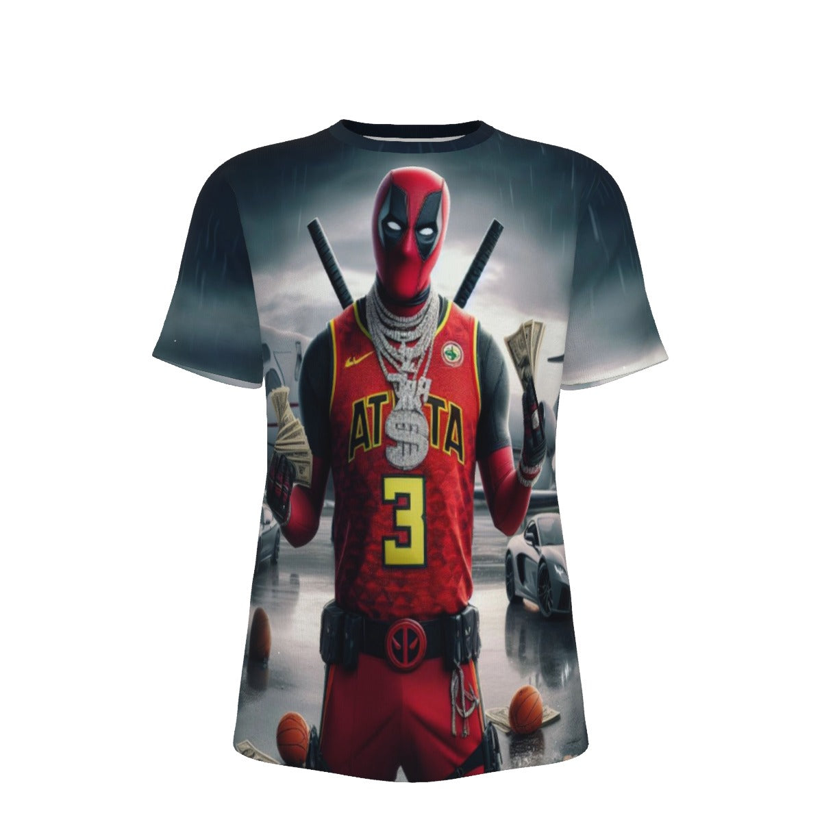 Gangsta Deadpool O-Neck T-Shirt