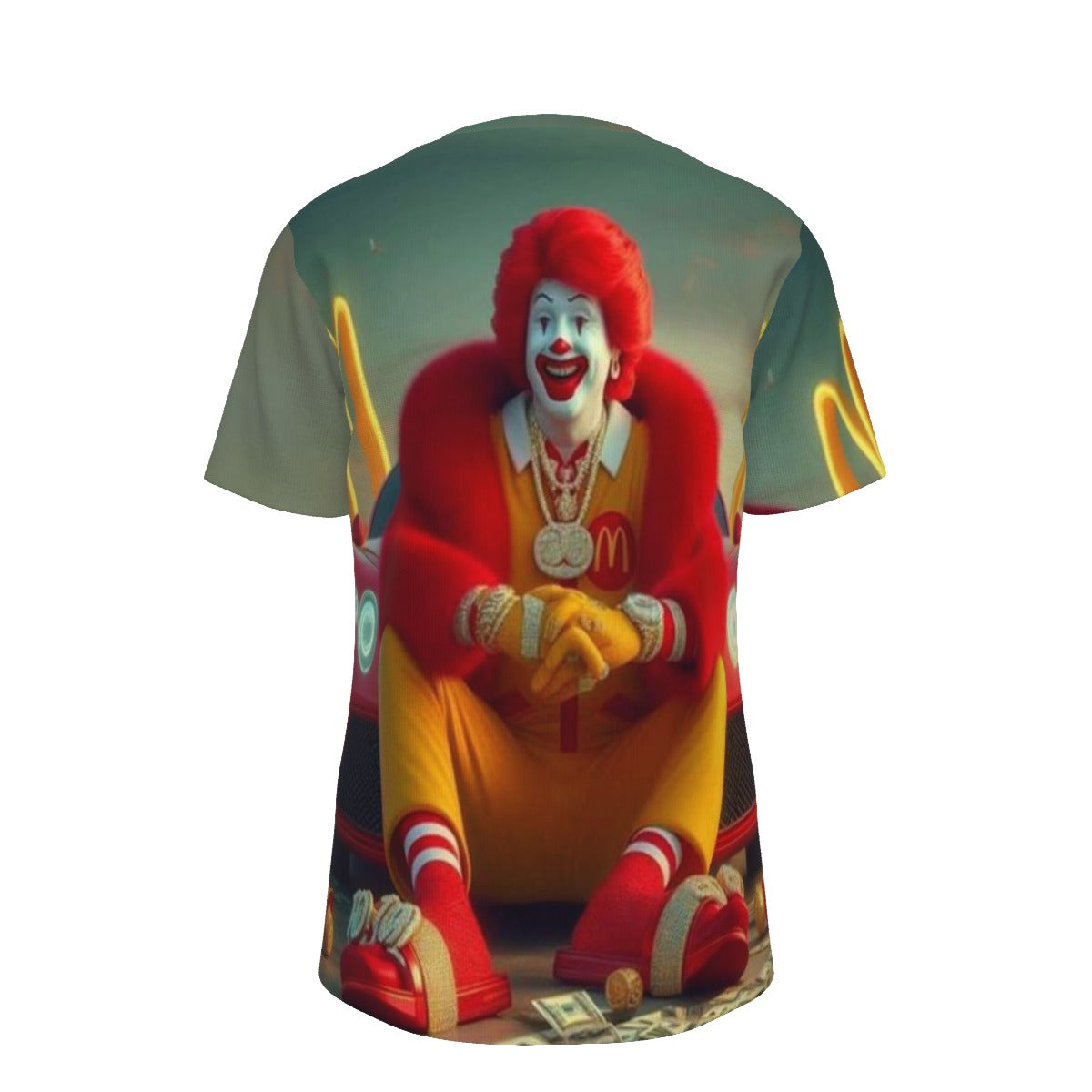 Gangsta Ronald McDonald O-Neck T-Shirt