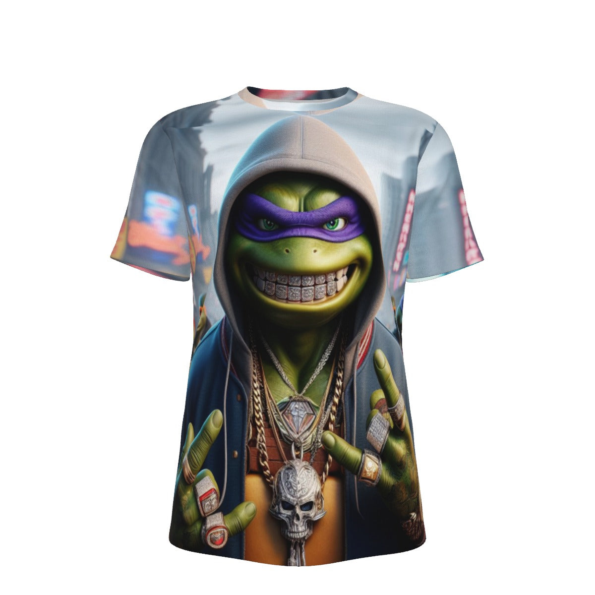 Gangsta Donatello Ninja Turtles O-Neck T-Shirt