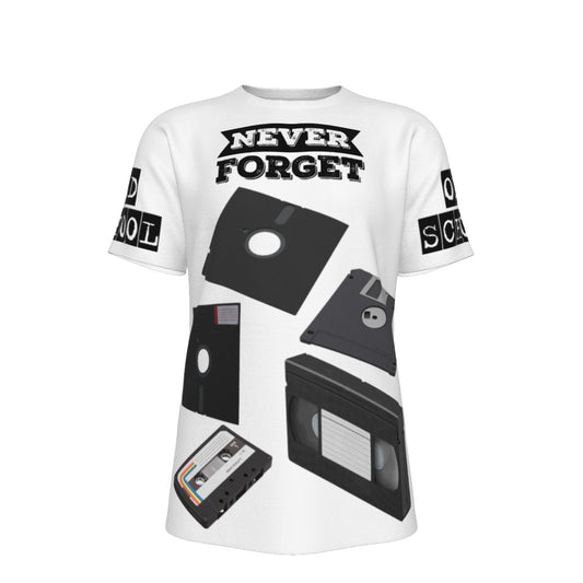 Never Forget Old Media O-Neck T-Shirt