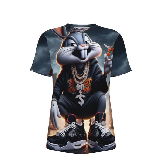 Gangsta Bugs Bunny O-Neck T-Shirt