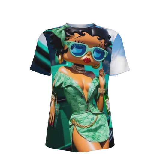 Sexy Gangsta Betty Boop O-Neck T-Shirt