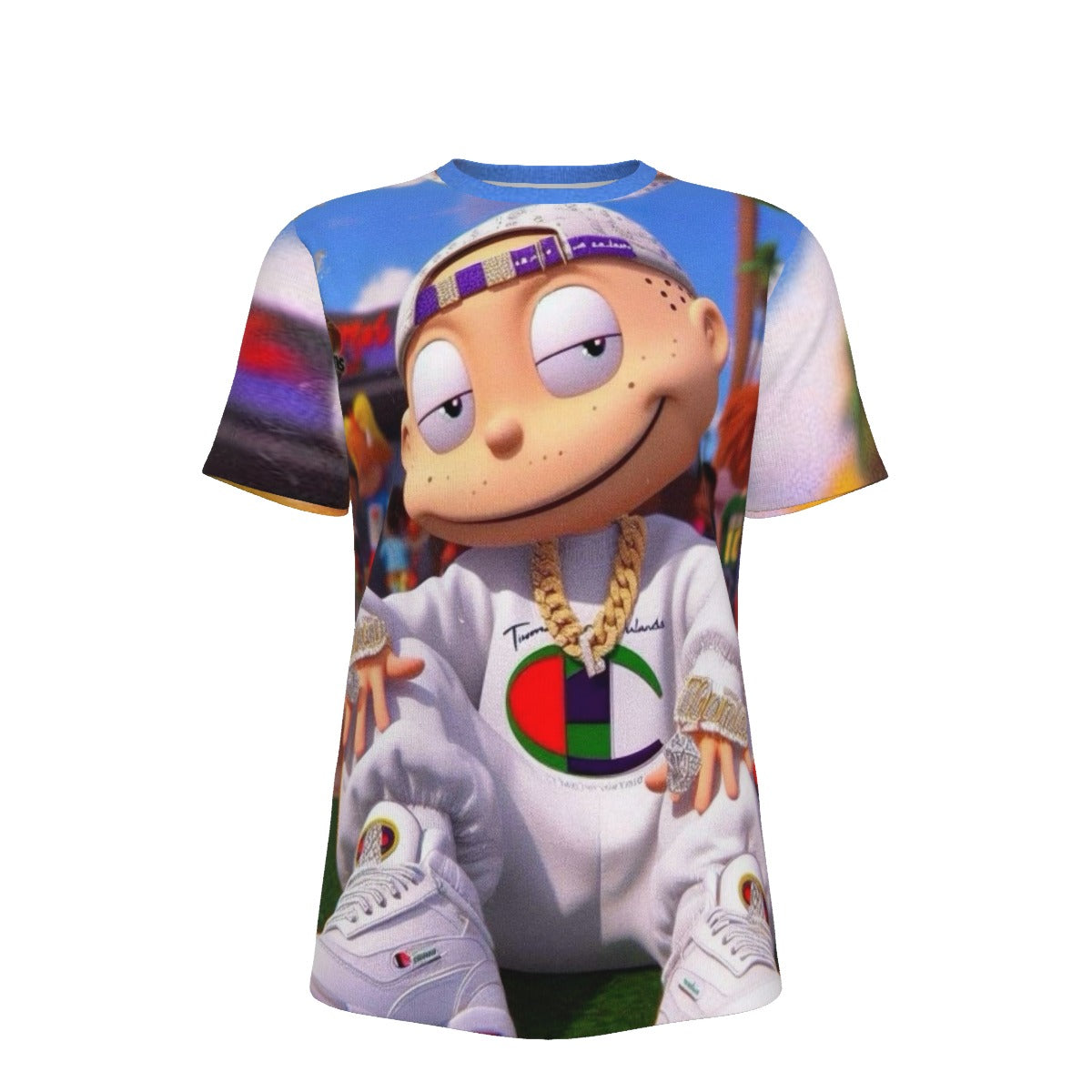 Gangsta Tomy Pickels Rugrats O-Neck T-Shirt