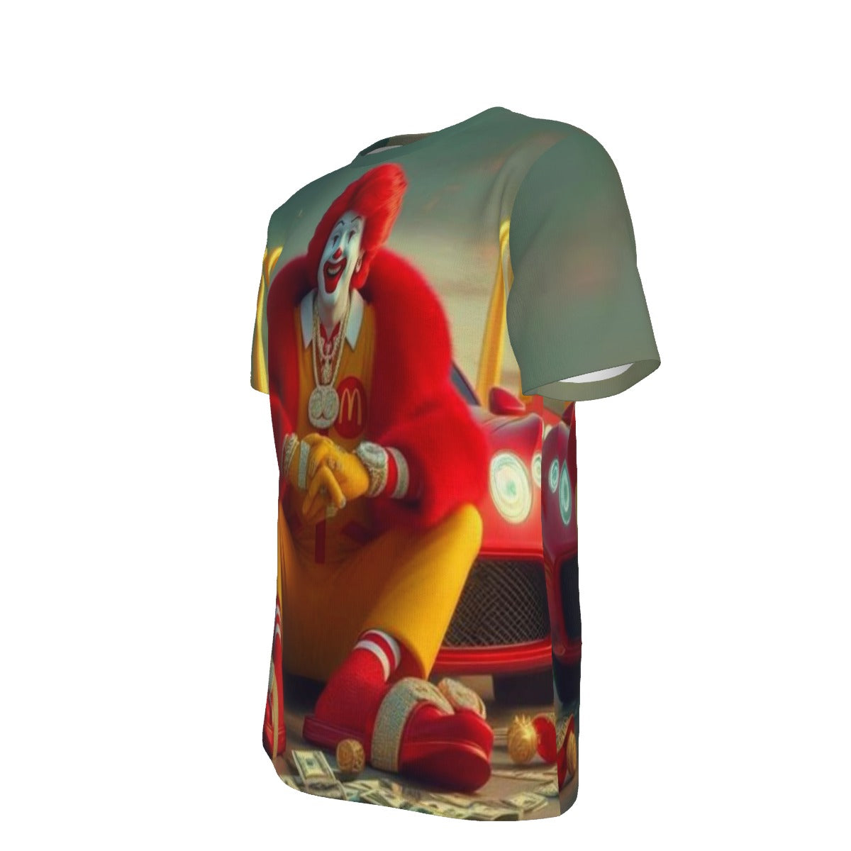 Gangsta Ronald McDonald O-Neck T-Shirt