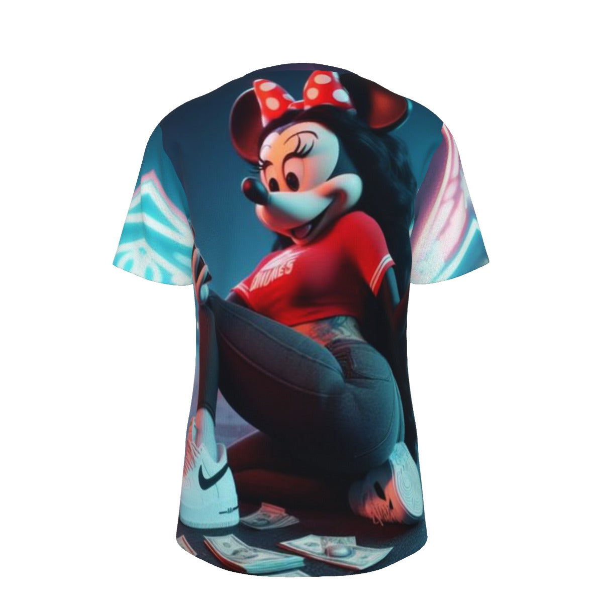 Gangsta Sexy Minnie Mouse O-Neck T-Shirt