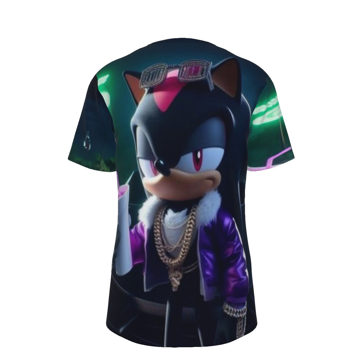 Gangsta Sonic The Hedgehog O-Neck T-Shirt