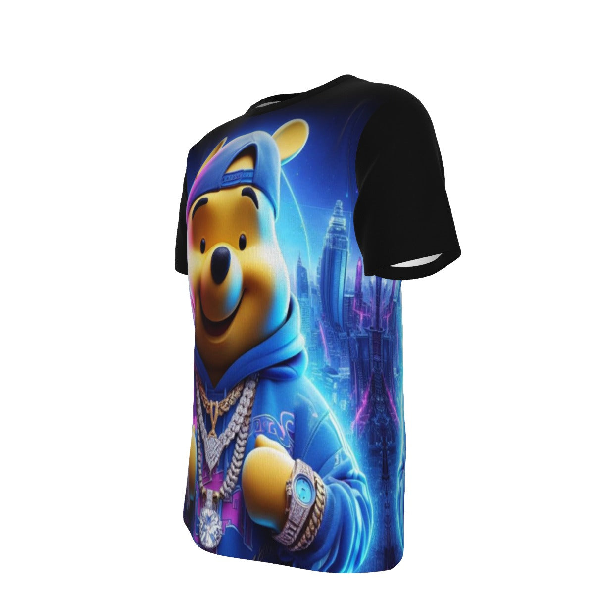 Gangsta Winnie The Pooh O-Neck T-Shirt