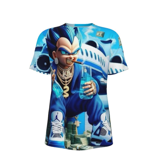 Gangsta Vegeta Dragon Ball Z O-Neck T-Shirt