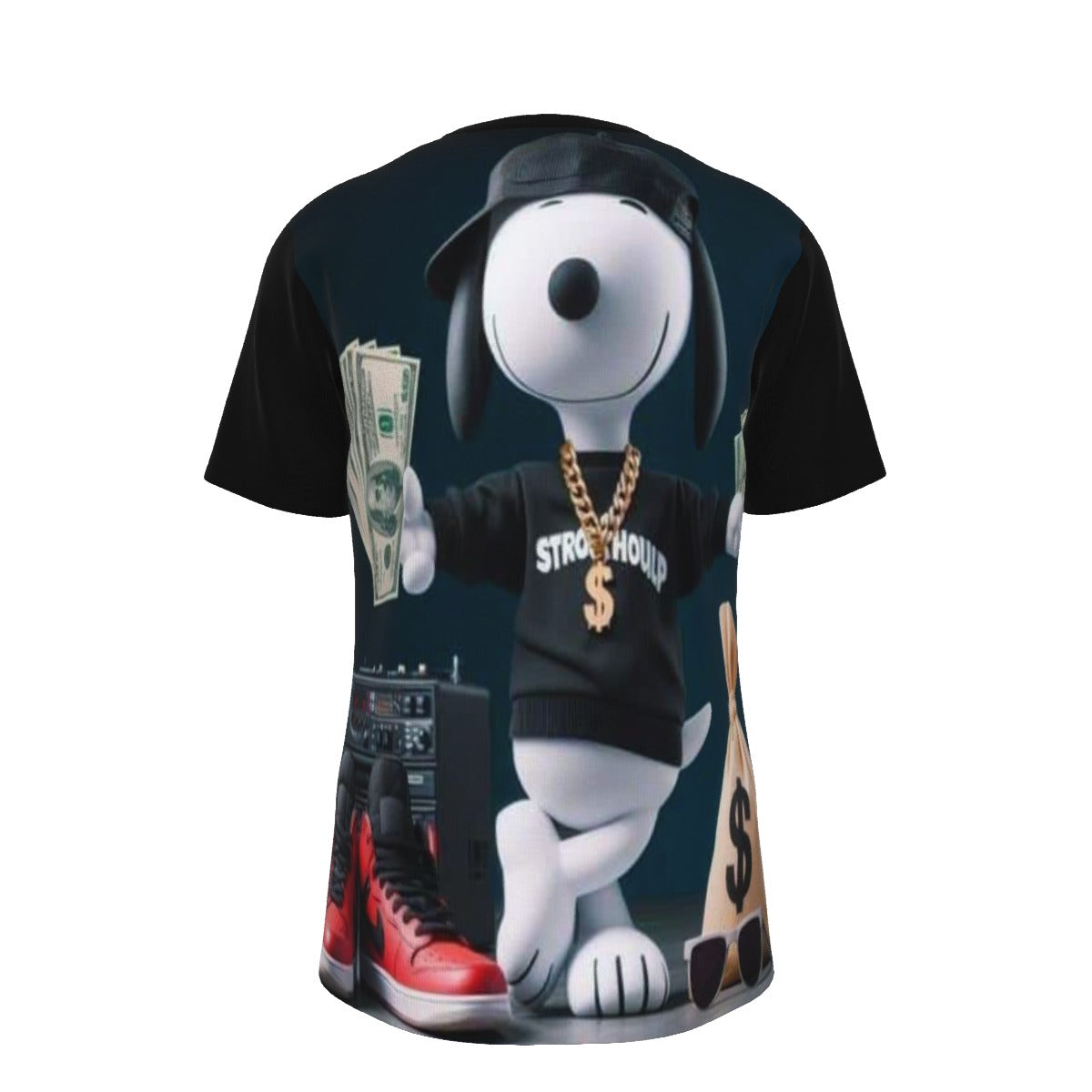 Gangsta Snoopy O-Neck T-Shirt