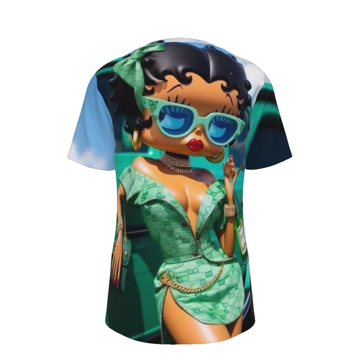 Sexy Gangsta Betty Boop O-Neck T-Shirt