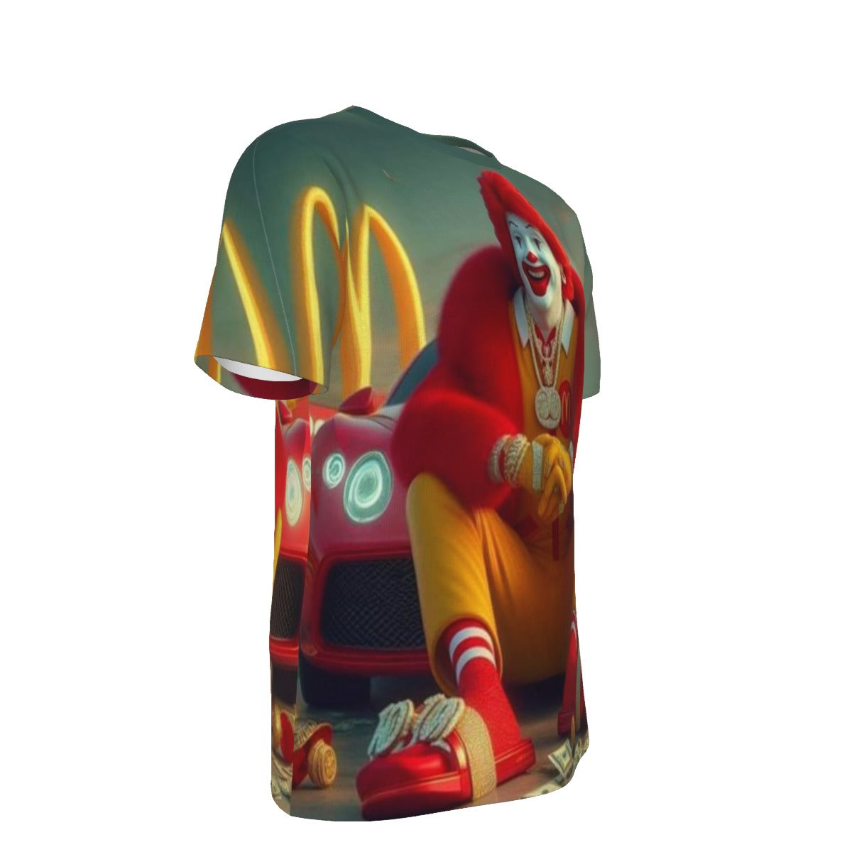 Gangsta Ronald McDonald O-Neck T-Shirt