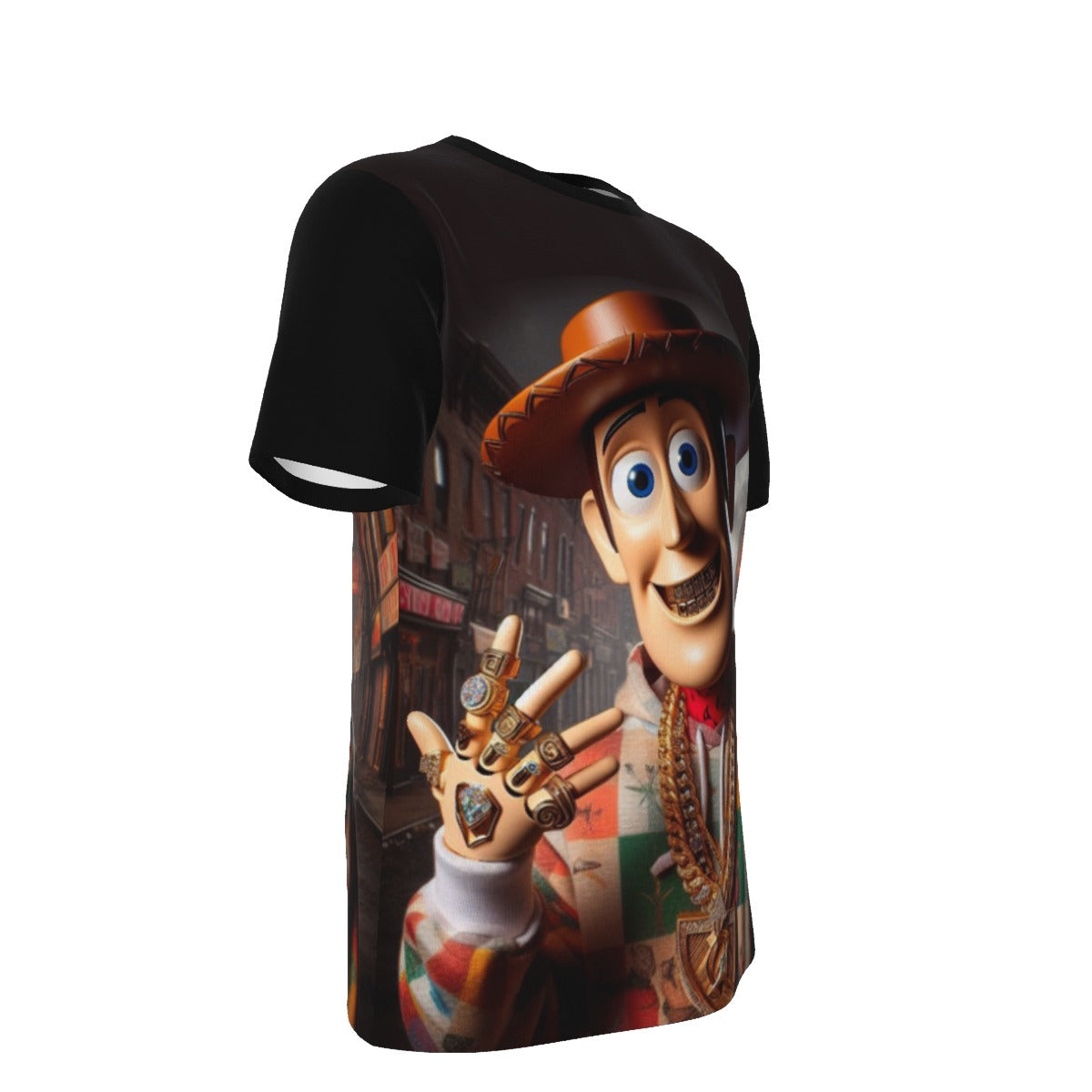 Gangsta Woody Toy Story O-Neck T-Shirt