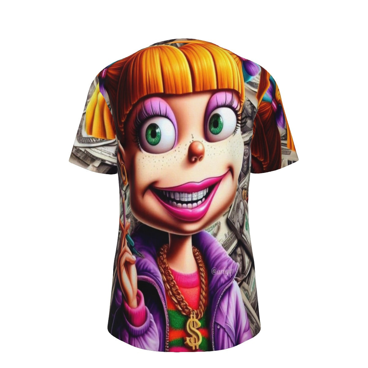 Gangsta Angellica Rugrats O-Neck T-Shirt