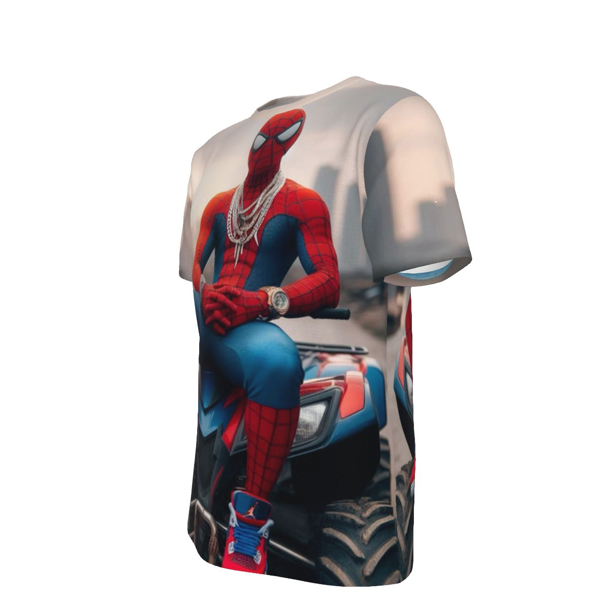 Gangsta Spiderman O-Neck T-Shirt