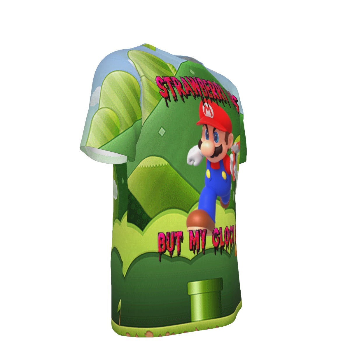 Super Mario Strawberry Jams But My Glock Don't O-Neck T-Shirt