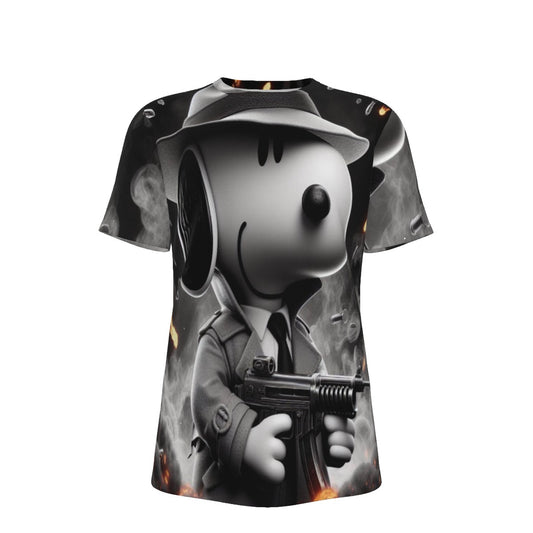 Gangsta Snoopy O-Neck T-Shirt