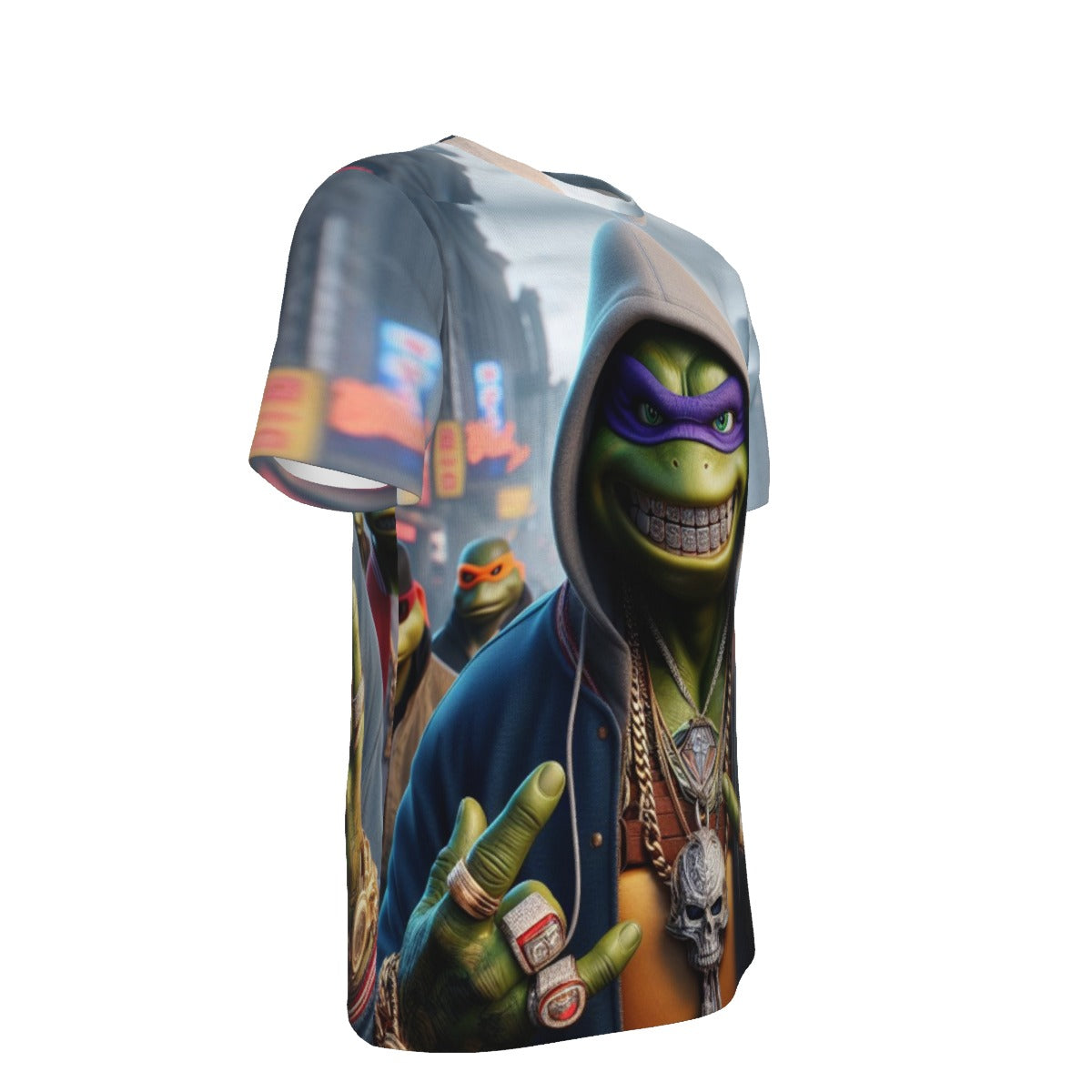 Gangsta Donatello Ninja Turtles O-Neck T-Shirt