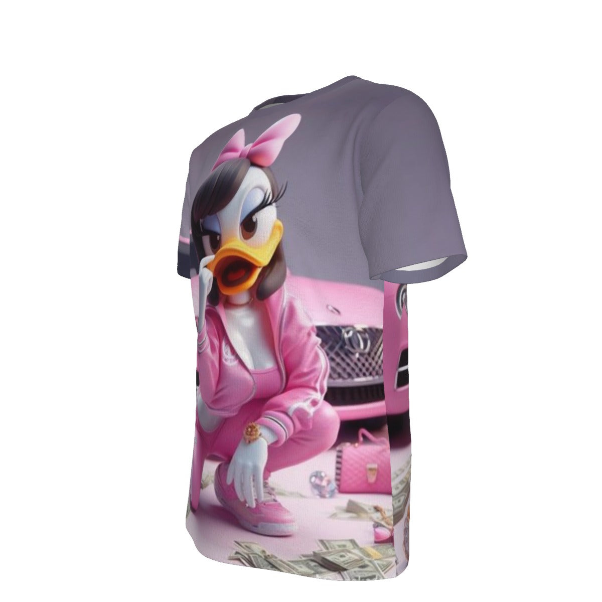 Gangsta Sexy Daisy Duck O-Neck T-Shirt