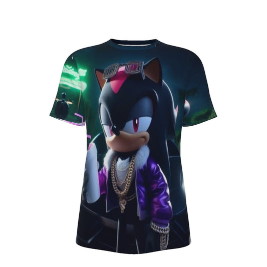 Gangsta Sonic The Hedgehog O-Neck T-Shirt