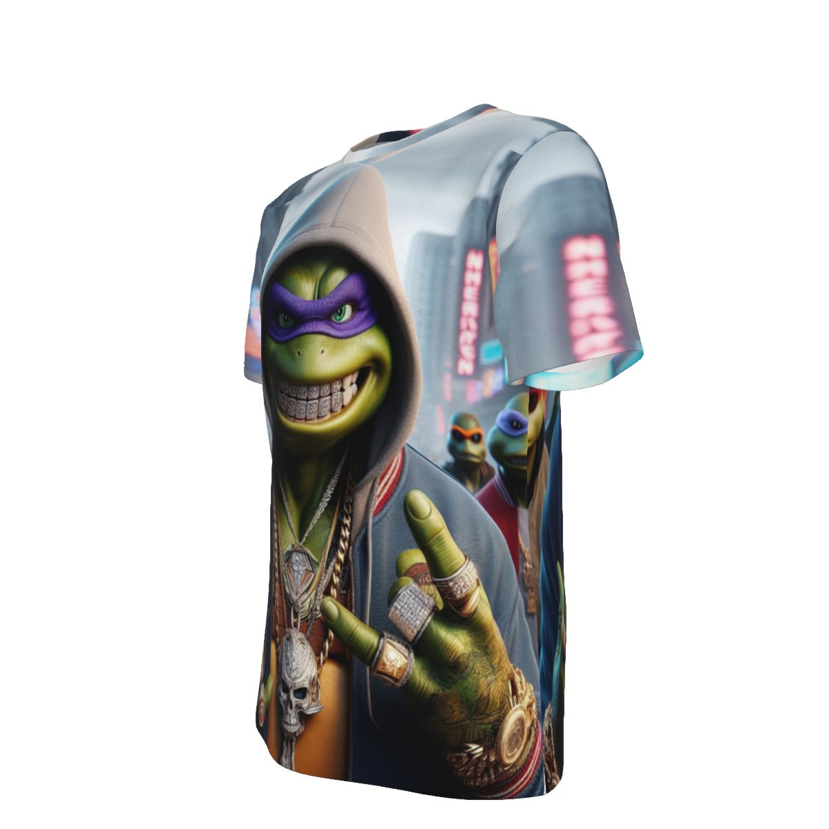 Gangsta Donatello Ninja Turtles O-Neck T-Shirt