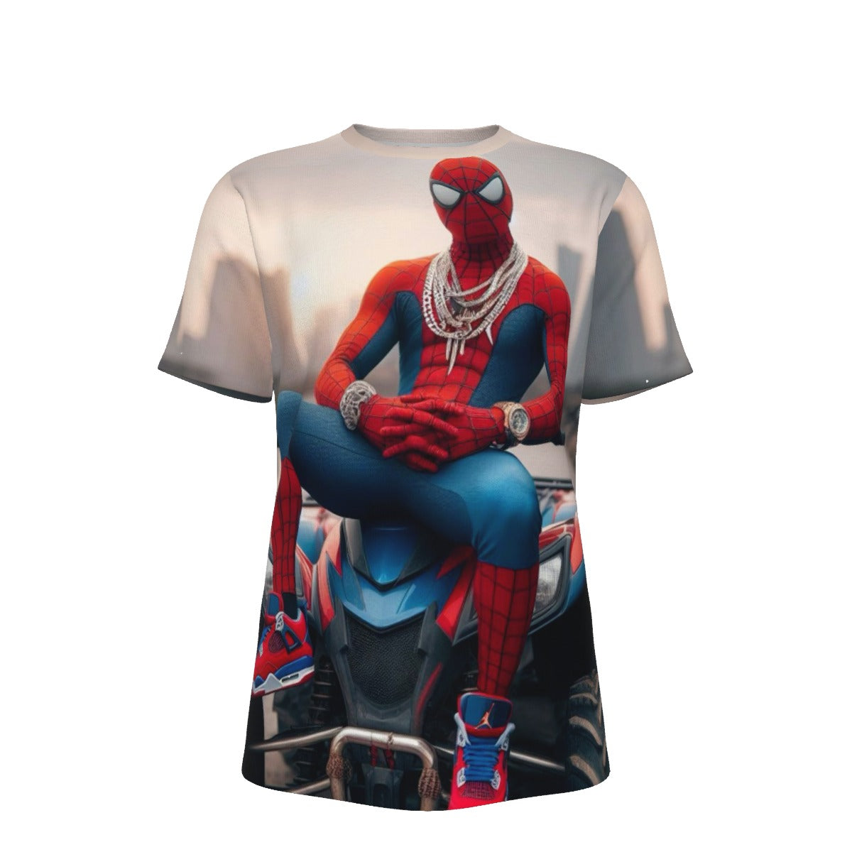 Gangsta Spiderman O-Neck T-Shirt