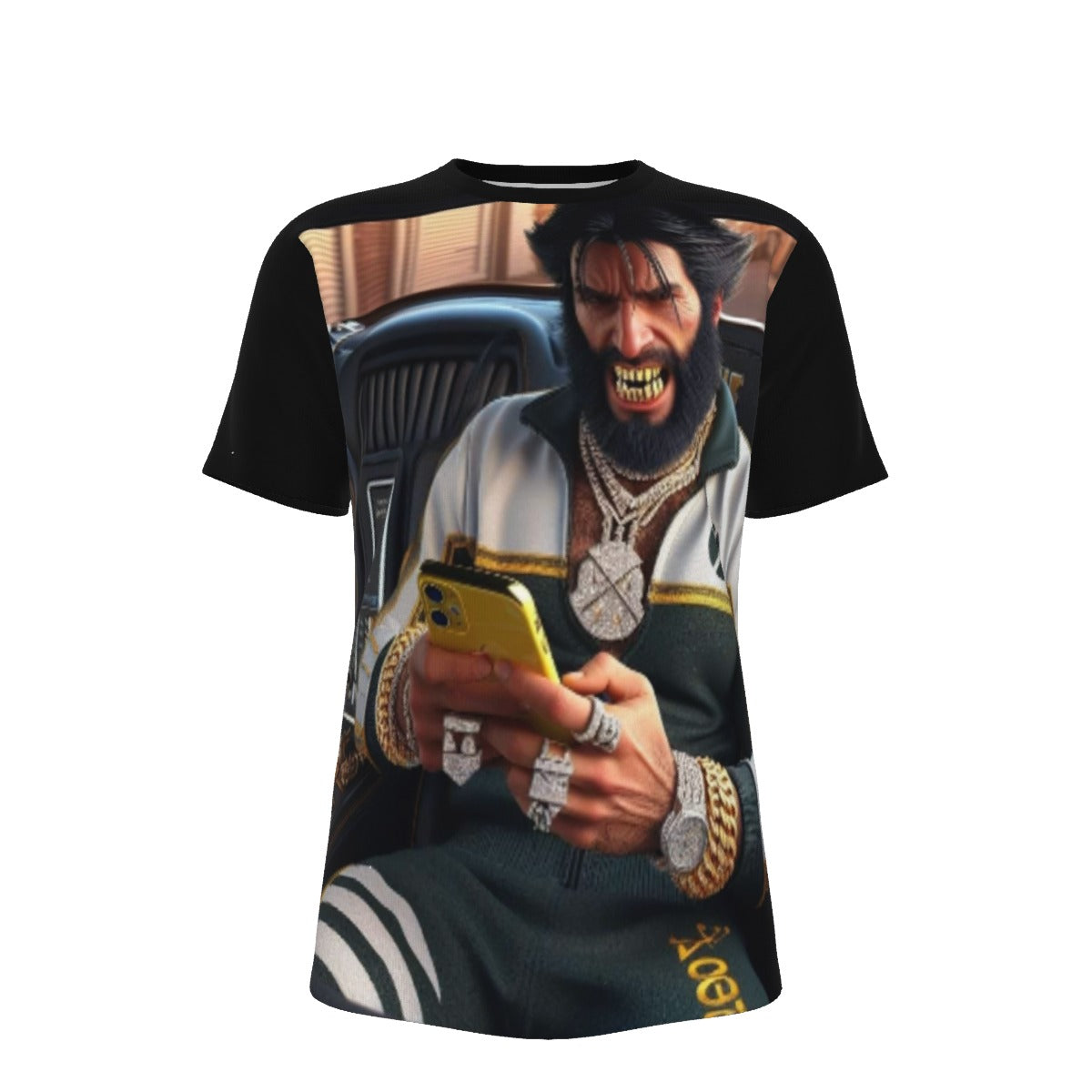 Gangsta Wolverine X-Men O-Neck T-Shirt