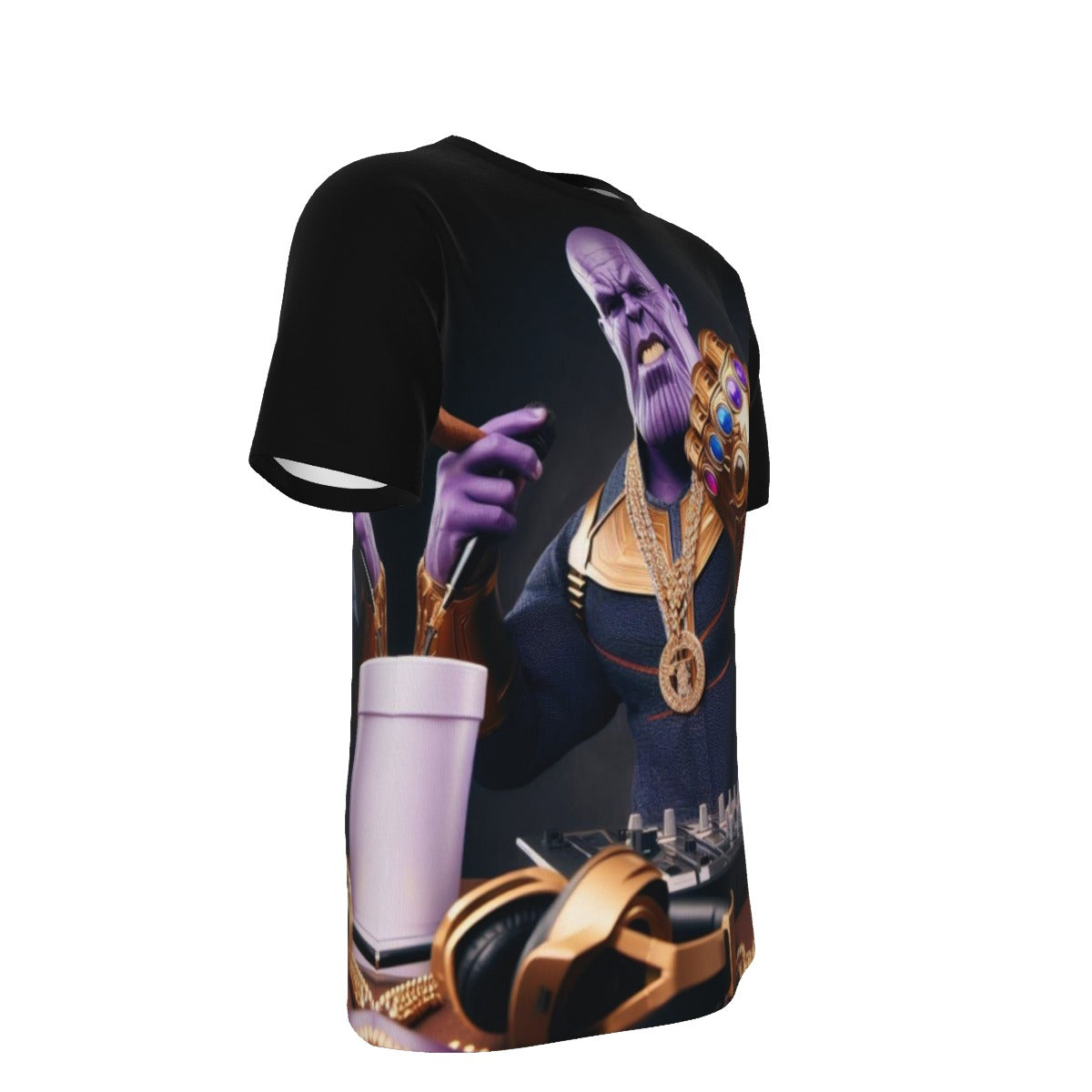 Gangsta Thanos The Avengers O-Neck T-Shirt