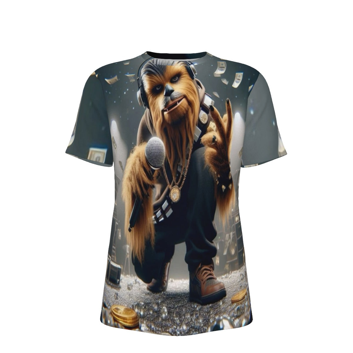 Gangsta Chewbaca O-Neck T-Shirt