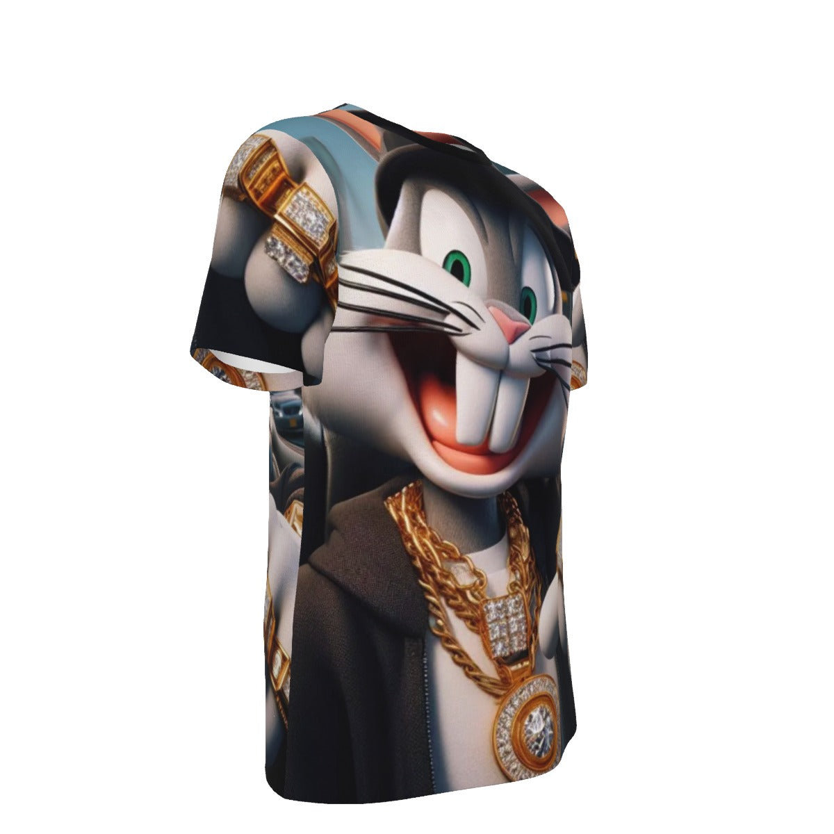 Gangsta Bugs Bunny O-Neck T-Shirt