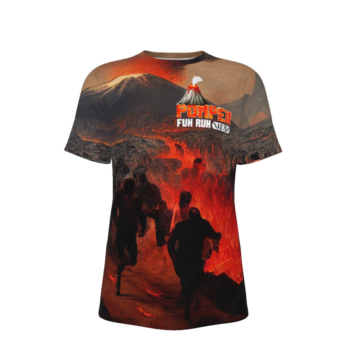 Pompeii Fun Run O-Neck T-Shirt