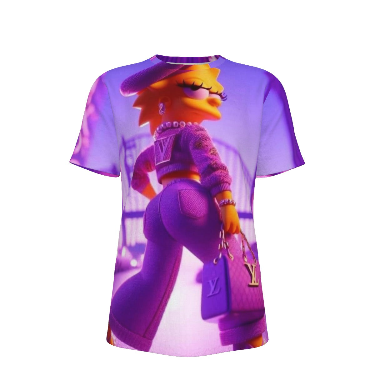 Gangsta Sexy Lisa Simpson O-Neck T-Shirt