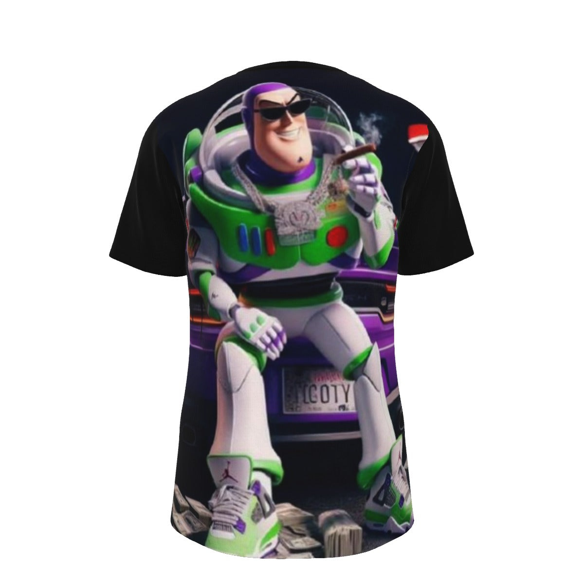 Gangsta Buzz Lightyear Toy Story O-Neck T-Shirt