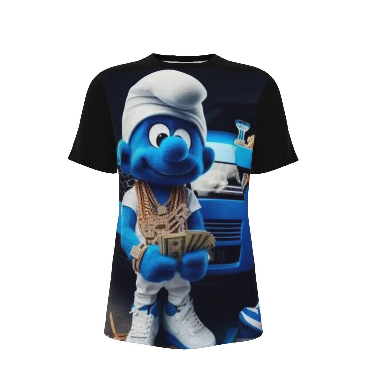 Gangsta Smurf  O-Neck T-Shirt