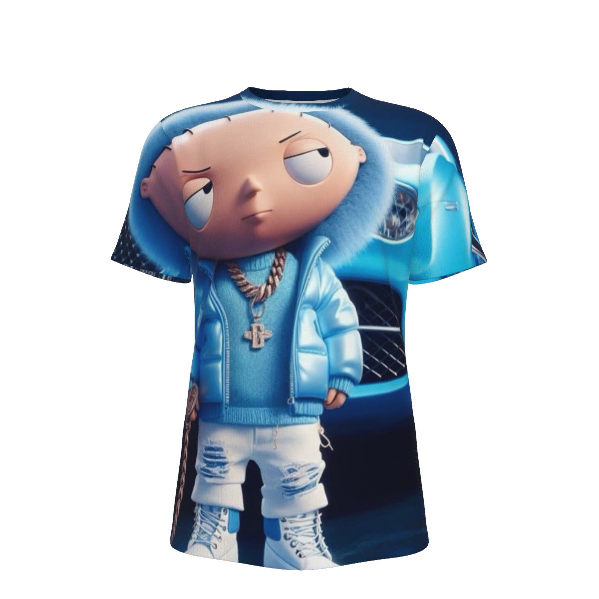 Gangsta Stewie Faily Guy O-Neck T-Shirt