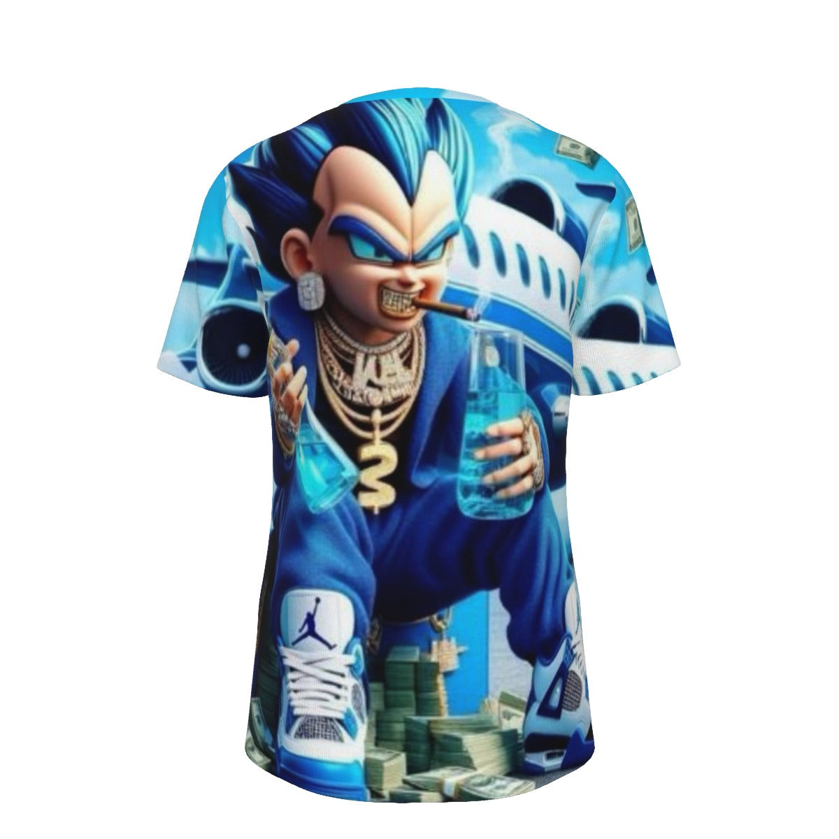 Gangsta Vegeta Dragon Ball Z O-Neck T-Shirt