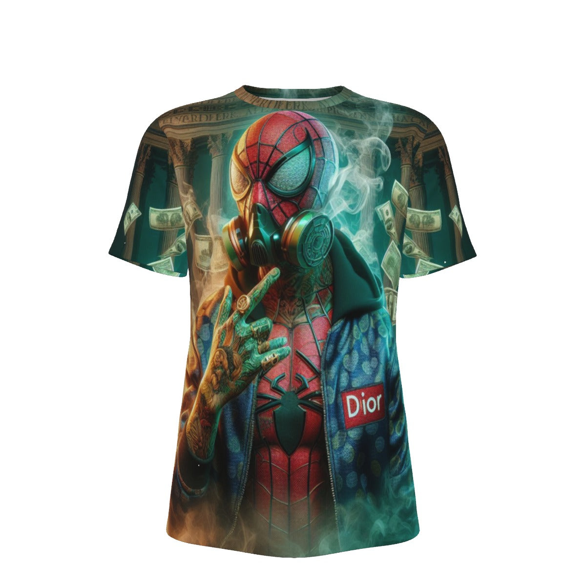 Gangsta Spider Man O-Neck T-Shirt