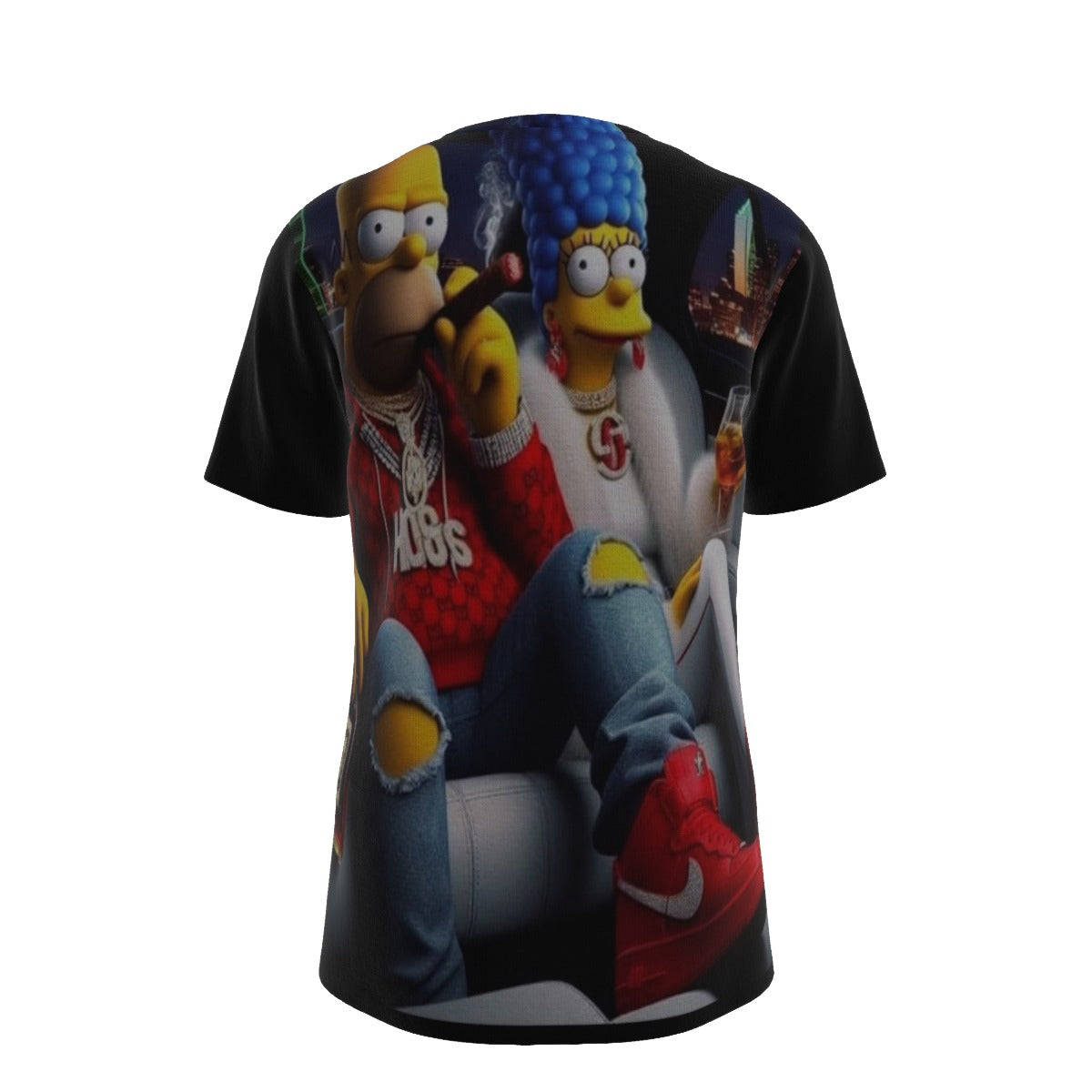 Gangsta Simpsons O-Neck T-Shirt