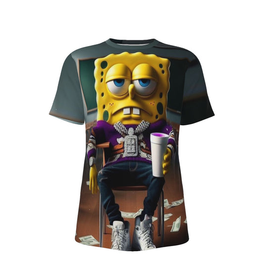 Gangsta Sponge Bob O-Neck T-Shirt